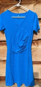 Beautiful blue Kuhl organic cotton dress